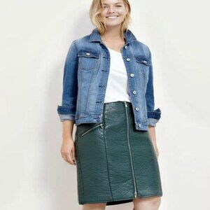 MANGO Designer Line Vegan Faux Leather Skirt NEW NWT